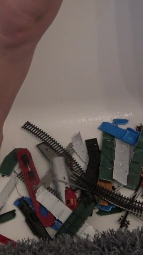 Evil Stepsister Destroys Train Track