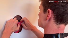 Uncensored &amp; Balls Deep - Gym Bro Barebacks Slim Twink at the Gloryhole