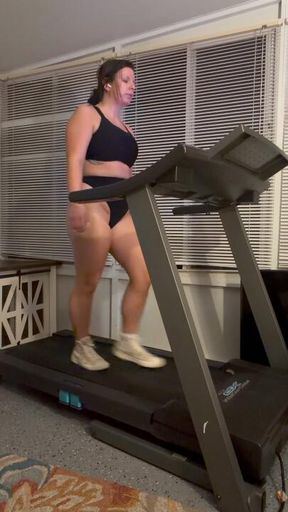 30 hot and sweaty minutes on the treadmill