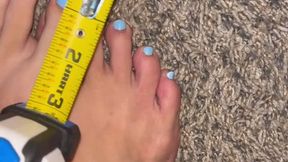 Feet Measuring Video