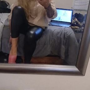 Caught Crossdressing in gf clothes absolute trap ruined