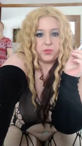 JOI smoking and teasing