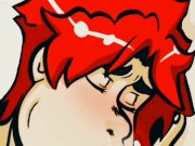 Readhead emo deepthroat blowjob his twink roommate Cartoon porn