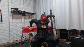 Smoking human ashtray and ass worship with my personal slut Faith