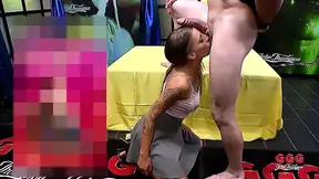 Silvias gets a wild gangbang rail at the Sperma Grand Prix