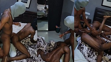 Jealous roommate joined as I was getting fucked