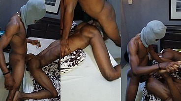 Jealous roommate joined as I was getting fucked