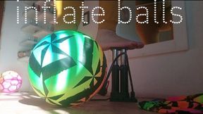 Inflate balls