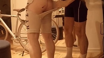 Injured cyclist step dad, caring horny son - FULL VERSION