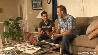 Horny married guy gets fucked well by a gay