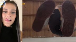 Flattened By My Sneakers: Latina Goddess Sneaker Crush & Trample