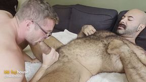 Sloppy Skinny Pervert Taking Thick Cock