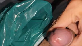 The World's Largest Homemade Condom to Withstand Cum.