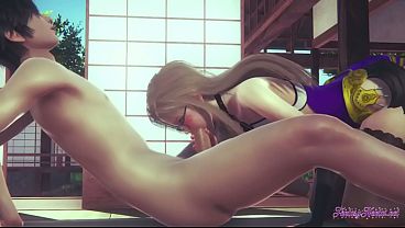 Genshin Impact Hentai - Lisa suck and is fucked Multiorgasm - Japanese manga anime game porn