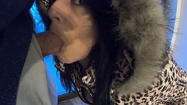 MilfyCalla- I burned my Glossy Puffer Jacket after i was face fucked