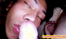 Ladyboy Fucks Bareback POV Dude