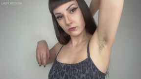 The perfect combination, hairy & smelly armpits licking POV