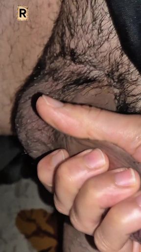My wife is pleasuring my penis."