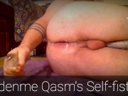 chub self-fists and rides bad dragon toy