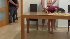 Amateur babe goes to a work meeting and ends up getting fucked hard by her boss in doggy style