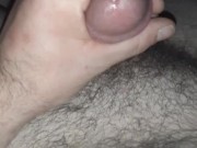 Super horny chubby guy late nite wank and cum (with lots of pre cum)