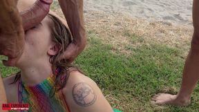 musa martina after beach volley, have a sex with 4 horny guys! (dry)