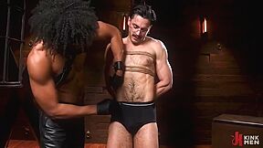 Nailing Beside Muscled Latino Hunk