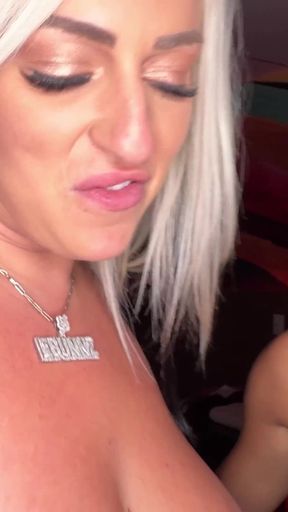 Private Lesbian Stripper Show - Elana Bunnz and Alice Thunder