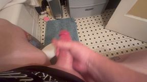 Big white cock jerk