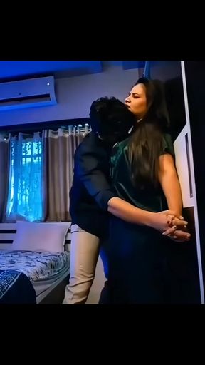 Indian couple shows off their cute homemade tits and ass