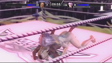 Rumble Roses XX Noble Rose Dominates Aisha