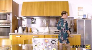 Computer Master Seduces and Bangs Stepmom's Friend in Kitchen Encounter