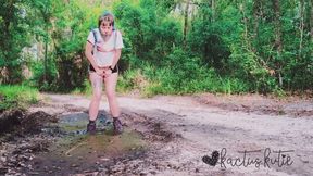 i have to pee, but i'm stuck in the mud