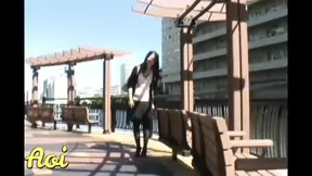 Oriental girl gets fucked hard by excited street dude