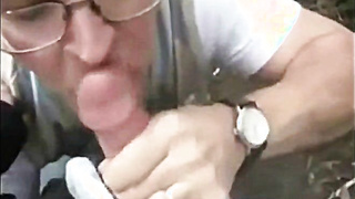 Sucking Cock in the Woods 2