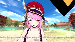 Charlotte: Ecchi Interview Blowjob