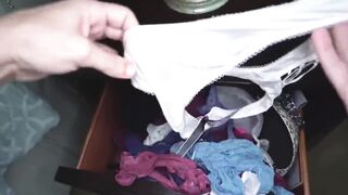 Big Tit Cougar Catches Panty Sniffing Son and Takes Anal Pounding