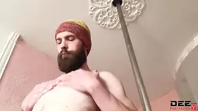 Hot Man Dancing Striptease Fondling Himself And Jerking Off Big Dick