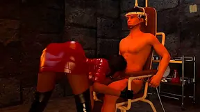 Mrs. Cooper Teaches John Explicit Blowjob Desires in Immersive 3D Fantasy