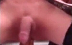 Sissy Crossdresser Cums Handsfree with Sex Toys