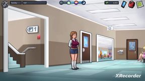Miss Ross Reveals her Body Painting Kink to Anon (Summertime Saga Gameplay)