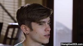 Gay boy fucked by his organ donor'_s stepbrothers