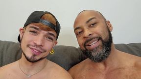 the big dark chocolate ray diesel vs the small sweet twink leo bulgari!!! - full amazing video!!!