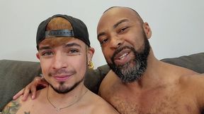 the big dark chocolate ray diesel vs the small sweet twink leo bulgari!!! - full amazing video!!!