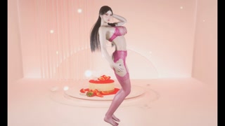 3D hot Asian milf wearing sexy lingerie