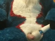 First time using a wand in fursuit