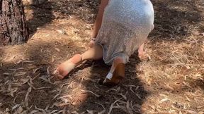 I lost my shoe while walking-21