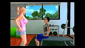 Blonde MILFs Hot Workout Takes a Wild Turn with Ron Jeremy in Anime Style