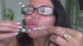 Taped my mouth with three sticky tapes a