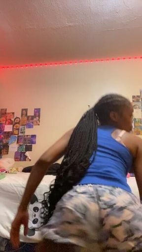 Me shaking it